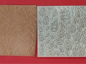 Leather Stamp – Leaf Pattern