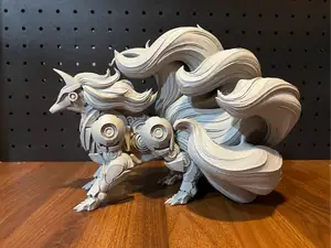 Mecha Pokemon Series— Ninetales Mecha Flame Statue