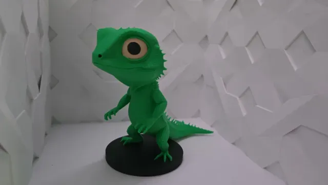 Süßer Gecko – Cartoon Echse Figur — Фото 4 из 4