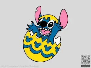 Stitch Easter Coaster