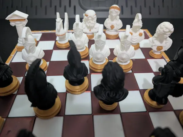 Greek Glory – 3D Printed Chess Set — Фото 9 из 14