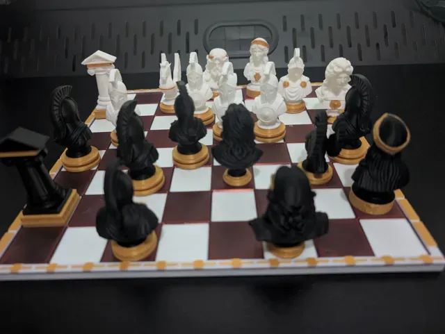 Greek Glory – 3D Printed Chess Set — Фото 11 из 14