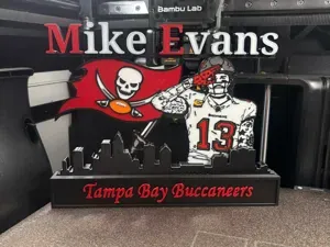 NFL - Tampa Bay Buccaneers Mike Evans Display