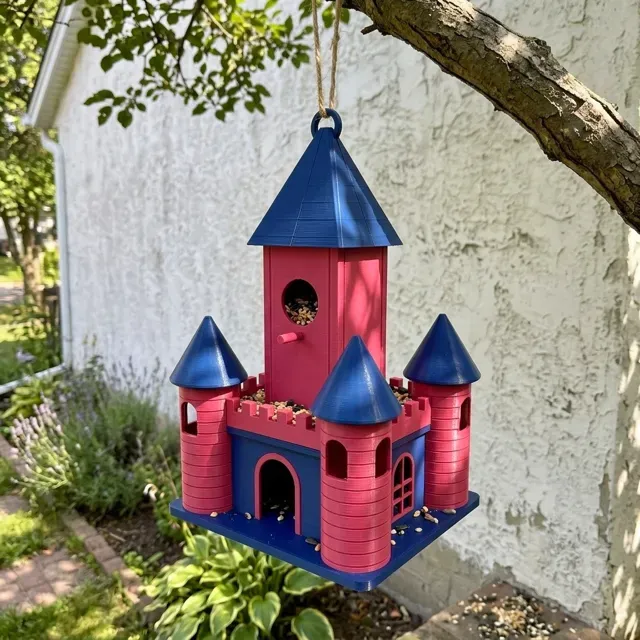Medieval Castle Birdhouse & Feeder — Фото 9 из 14