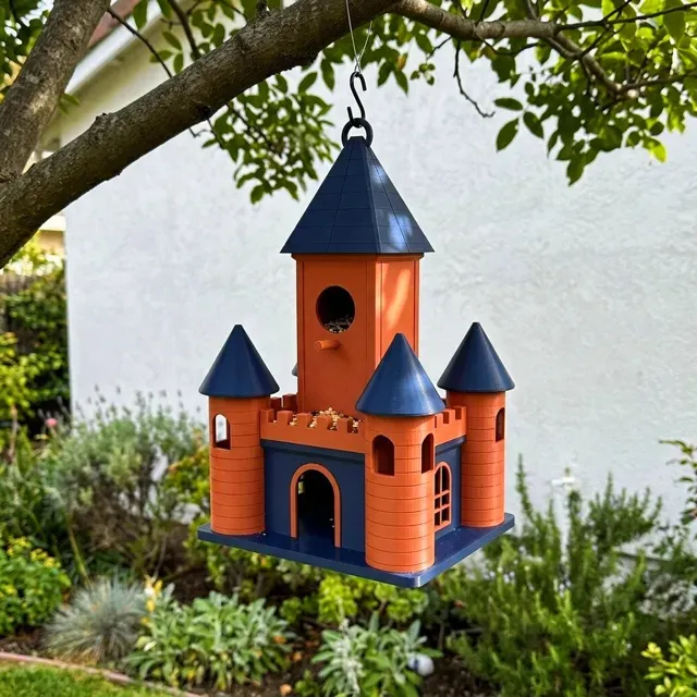 Medieval Castle Birdhouse & Feeder — Фото 8 из 14