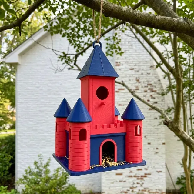 Medieval Castle Birdhouse & Feeder — Фото 6 из 14