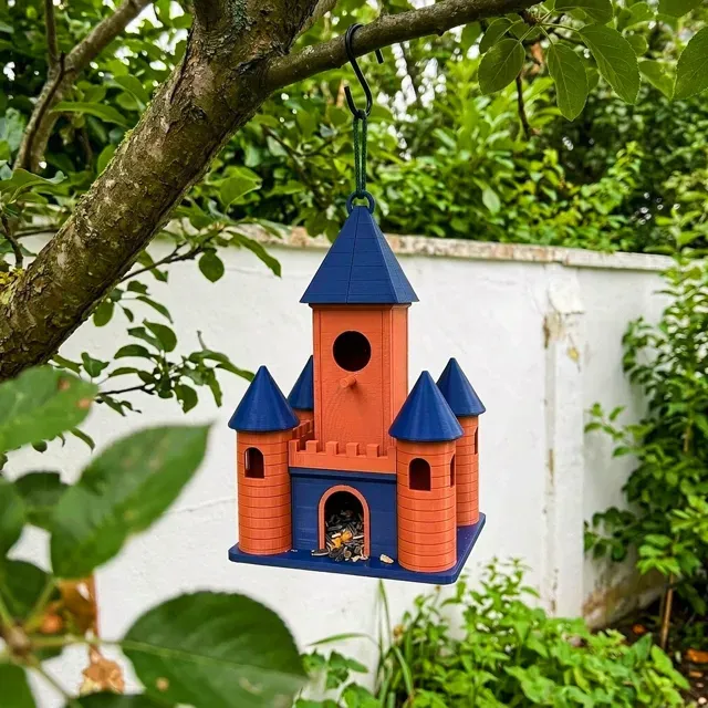 Medieval Castle Birdhouse & Feeder — Фото 2 из 14