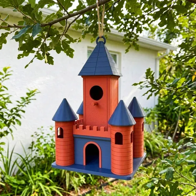 Medieval Castle Birdhouse & Feeder — Фото 7 из 14