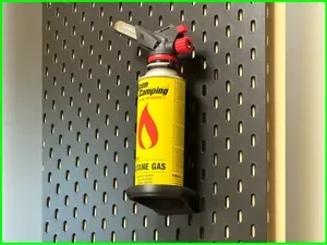 Ikea Skadis Spray Can / Gas Torch Holder