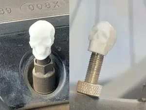 Skull Valve Caps! Cars Trucks and Bikes