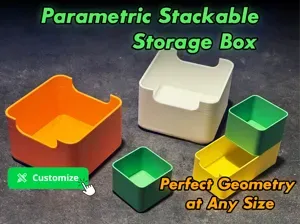 Stackable Parametric Box – Custom Size
