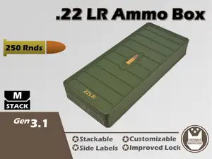 Ammo Storage Box 22LR 250 Rounds
