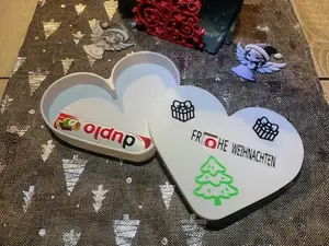 Duplo Christmas gift box heart with lid