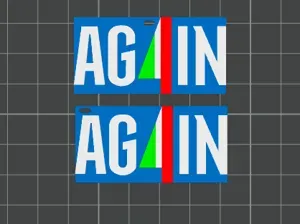 Portachiavi AG4IN scudetto Napoli 2025