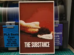 The Substance Movie Poster - Hueforge Art