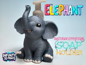 MUTIPART/AMS THE ELEPHANT BBW FOAMING SOAP HOLDER