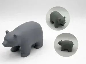 Nordic Bear – minimalist scandinavian bear