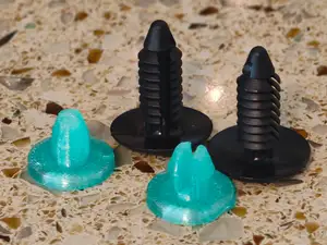 Car Plastic Underbelly Rivet