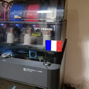 France Flag Plug - P1S - P1P - P1 - Drapeau