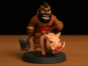 Monta cerdos Clash of clans