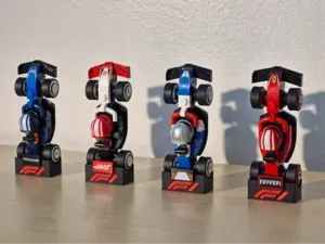 Legó Minifigure F1 Vertical Stand