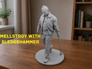 Mellstroy Sledgehammer Walk Mellstroy Meme Figure