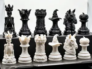 Halloween Dark Fantasy Chess Set | Chess Pieces