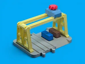 Brio Compatible Track Gantry & Container