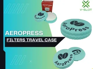 AeroPress Filter Travel Case – Mint Edition