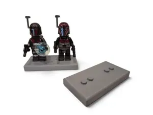 Minifigure Stand for 2 Figures
