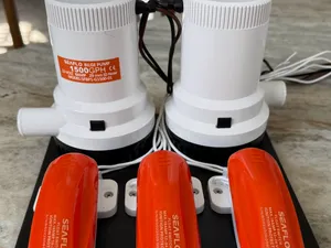 SEAFLO Dual Bilge Pump Skid w/ HighWater Alarm