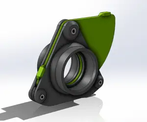 Blast Gate (40mm Push-Fit Pipe)