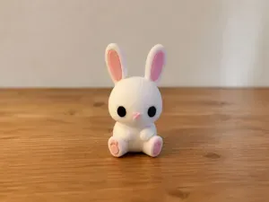 Conejo Art Toy – Figura decorativa y llavero