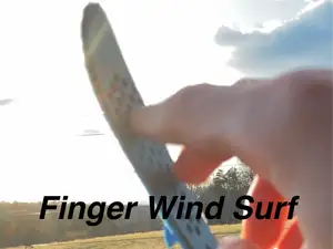 Totally Tubular Finger Surfboard