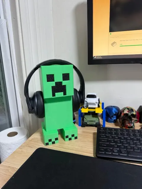 Minecraft Creeper Headset/ Headphone Holder /Stand — Фото 15 из 17