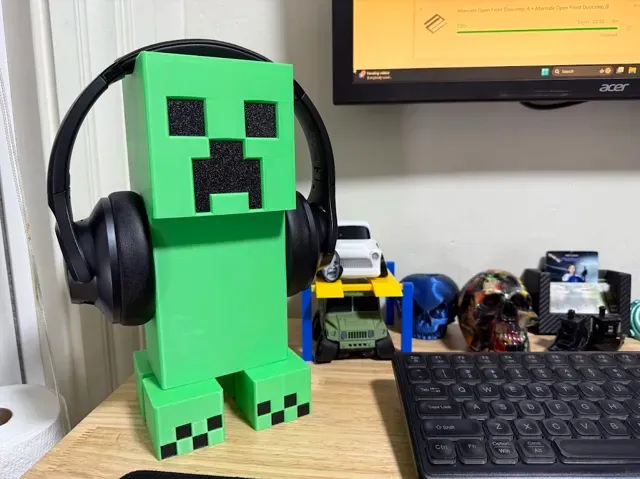 Minecraft Creeper Headset/ Headphone Holder /Stand — Фото 17 из 17