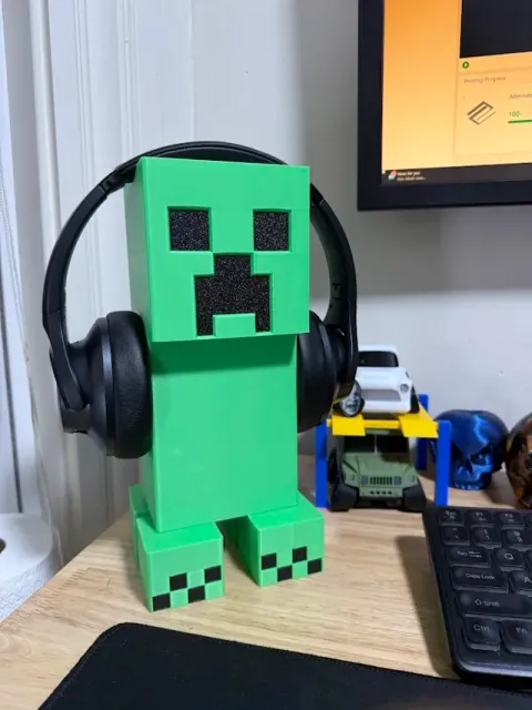 Minecraft Creeper Headset/ Headphone Holder /Stand — Фото 16 из 17