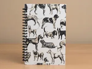 Dogs wallpaper notebook cover