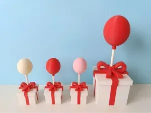 Animal Crossing Balloon Present Gift Box S/M size