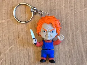 Chucky doll flexi keychain
