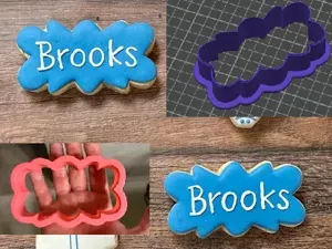 Curved Plaque Cookie Cutter