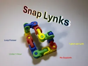 Snap Lynks - Small Modular Interlocking Fidget