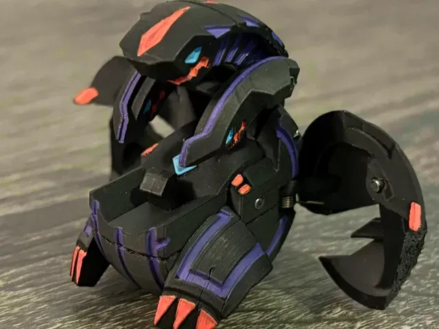 Custom "Exile Hydranoid" Bakugan - V1