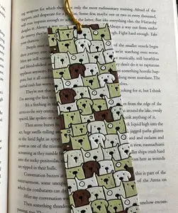 Cute Dogs Bookmark - Hueforge
