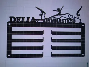 Gymnastics Medal Holder - Custom Name