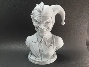 Joker & Harley Quinn Bust – Dual Face DC Villains
