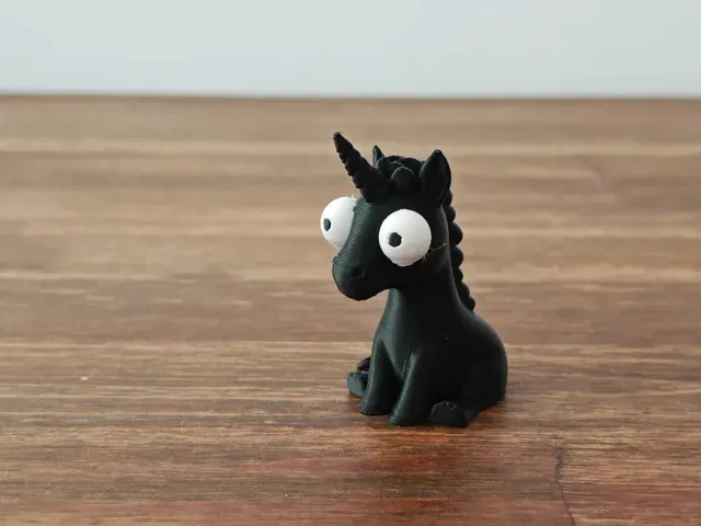 Funny Sitting Derpy Googly-Eyed Unicorn — Фото 2 из 7