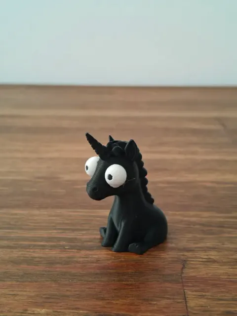 Funny Sitting Derpy Googly-Eyed Unicorn — Фото 5 из 7