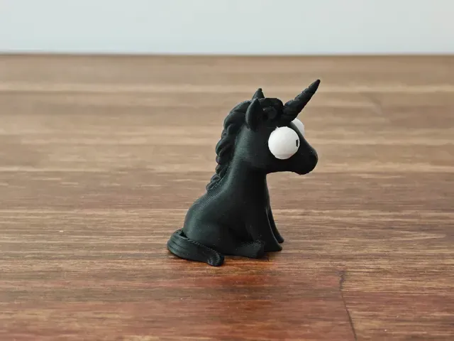 Funny Sitting Derpy Googly-Eyed Unicorn — Фото 3 из 7