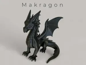Makragon – Majestic Articulated Dragon Figurine
